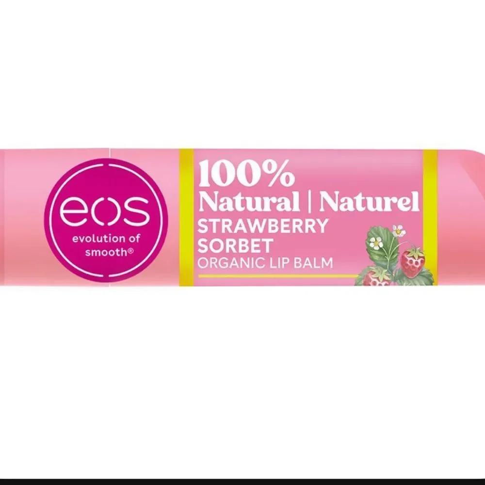 EOS strawberry sorbet two pack lip balm